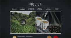 Desktop Screenshot of cafes-folliet.com